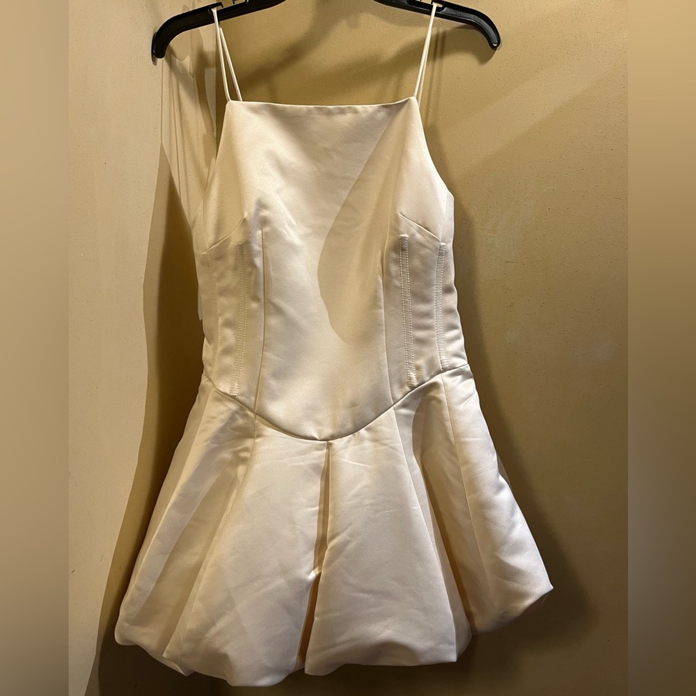 Loveshackfancy Jake Satin Mini Dress NWT